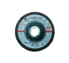 Круг лепестковый торцевой 125х22мм зернистость 60 КЛТ-1 "ЛУГА" 14А Луга