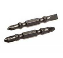 Набор насадок-бит,двухсторонних 1/4",PH2/PZ2*50мм; PH1/SL5,5*50мм, сталь S2(2 шт.) Распрод