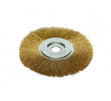 Щетка для болгарки 175 мм посадочный d 22 мм плоская металлическая Распродажа 