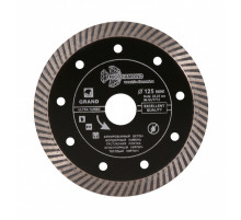 Диск алмазный отрезной 125*22,23 Турбо серия Grand hot press (1 шт.) 