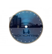 Диск алмазный отрезной 350*25,4 мм Турбо ультратонкий х-тип (1 шт.)