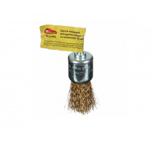 Щетка-крацовка для дрели, концевая со шпилькой, 25 мм (шт.)