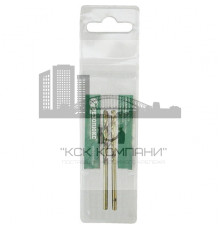 Сверло по металлу  1,5 х 40 мм Cobalt, Р6М5К5/HSS (2 шт) в инд. упаковке Резолюкс