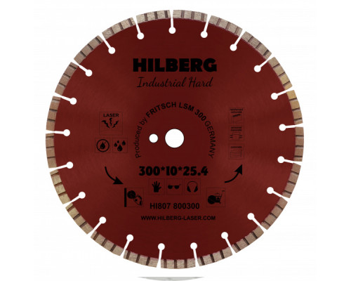 Диск алмазный отрезной 300*25,4*12 Industrial Hard (1 шт.) Диск алмазный отрезной 300*25,4*12 Industrial Hard (1 шт.)