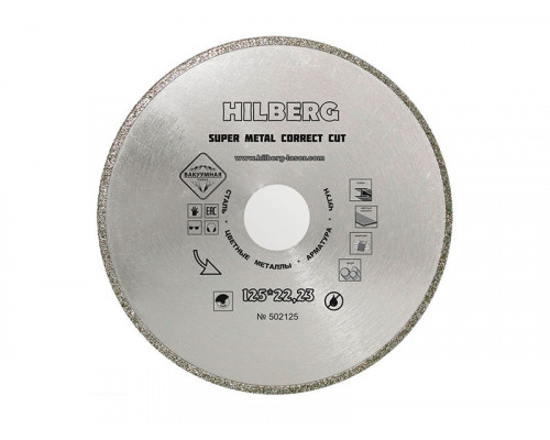 Диск алмазный отрезной 125*22,23 Super Metall Сorrect Cut (1 шт.) Диск алмазный отрезной 125*22,23 Super Metall Сorrect Cut (1 шт.)