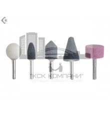 Набор шлифовальных камней оксид алюминия, 25х25, 25х14, 25х35, 13х25, 13х25, 5шт., (уп.)