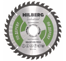 Диск пильный 190*30/20*36Т Industrial Дерево (1 шт)