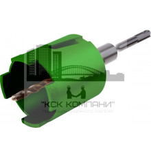 Коронка алмазная по бетону 50 мм в сборе с хвостовиком Резолюкс Резолюкс