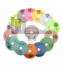 Круг шлифовальный алмазный гибкий сух.шлиф.100 №400 "Черепашка" (шт.) 