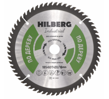 Диск пильный 185*20/16*60Т Industrial Дерево (1 шт)