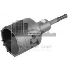 Коронка твердосплавная по бетону 115 мм в сборе с хвостовиком SDS+ 110 мм РЕЗОЛЮКС Резолюкс