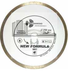 Диск алмазный отрезной 250*25,4 мм Сплошной (1 шт.) 