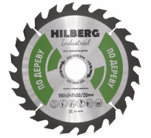 Диск пильный 190*30/20*24Т Industrial Дерево (1 шт)