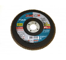 Круг лепестковый торцевой цирконий 125х22мм зернистость 60 КЛТ-1 "ЛУГА" (10 шт) Луга