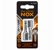 Набор ключей-насадок магнитных 8,10х48мм карта 2 шт (уп.) 