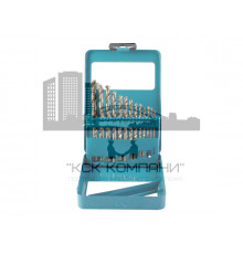 Набор сверл по металлу, 13 предм. 2,0-8,0 мм, шаг через 0,5 мм, металлический короб