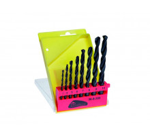 Набор сверл по металлу, 8 предм. 3,0-10,0 мм, шаг через 1,0 мм, пластмассовый короб