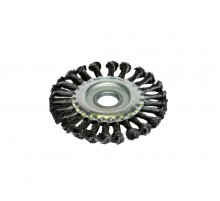 Щетка для болгарки, 175 мм посадочный D 22 мм плоская крученая проволока Распродажа 