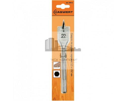 Сверло по дереву перовое 30х152мм  (1 шт)