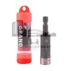 Коронка алмазная по керамограниту 14*47 mm М14 Grand Silver Welding (1 шт) 