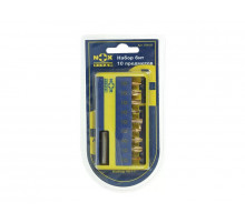 Набор бит №11 (Ph1,2,3, Pz1,2,3, шлиц 3, 5 шестигр.4 , держ. для бит) "Titan" (10 шт) Распродажа 