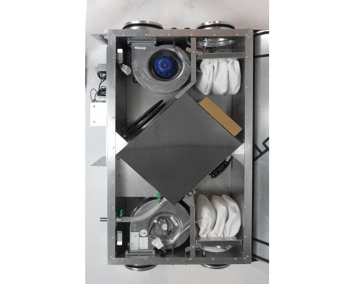 Компактная приточно-вытяжная установка с пластинчатым рекуператором Brissago CPE 1500 G