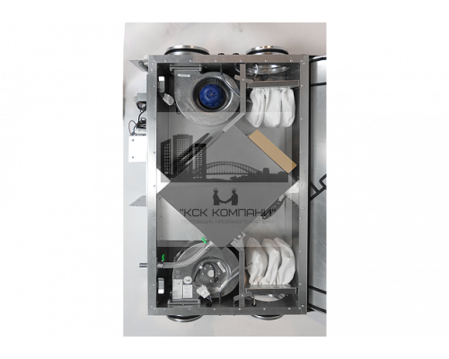 Компактная приточно-вытяжная установка с пластинчатым рекуператором Brissago CPE 800 G