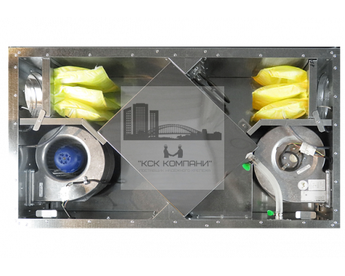 Компактная приточно-вытяжная установка с пластинчатым рекуператором Brissago CPW 800 G