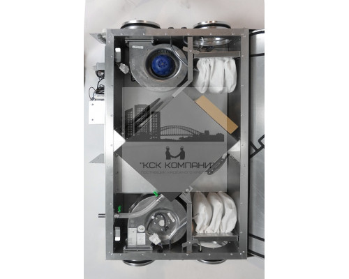 Компактная приточно-вытяжная установка с пластинчатым рекуператором Brissago CPE 1000 G