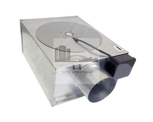Вентилятор  Ванвент ВКП-200 канальный в прямоугольном корпусе для круглых воздуховодов (900 m³/h)