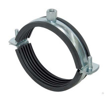 Хомут для воздуховода с рез. профилем 250 мм