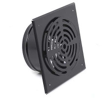 Вентилятор Ванвент ВН 160 настенный чёрный/белый (400 m³/h)