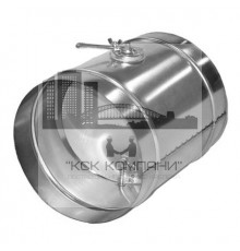 Дроссель-клапан с ручкой Ø160 оцинк. сталь