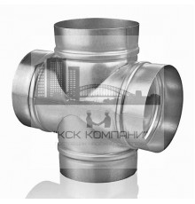 Крестовина Ø110 оцинк. сталь