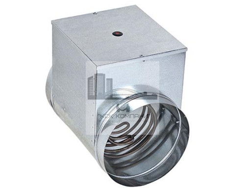 Электрический канальный нагреватель НККм-355-6,0-2ф для круглого воздуховода