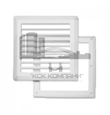 К001 Решётка разъёмная с москитной сеткой (175*175)