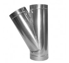 Тройник оцинкованный 45° Ø180