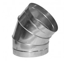 Отвод 45° Ø500 оцинк. сталь