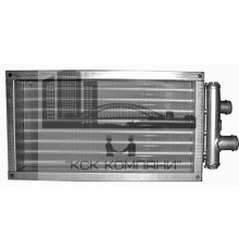 Водяной канальный нагреватель ВНП 100-50-3 для прямоугольного воздуховода (5000 m³/h)