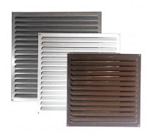 Решетка металлическая накладная РМ 200*200 оцинкованная