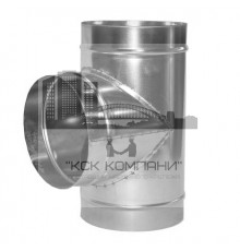 Тройник оцинкованный 90° Ø350