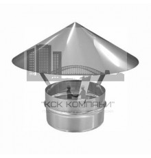 Зонт вентиляционный Ø450 оцинк. сталь