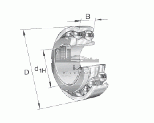 Подшипник 11210 (1211К+Н211) 50*100*37мм