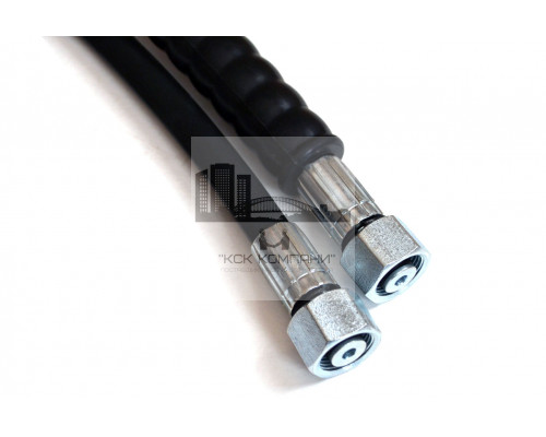 Рукав для автомоек РВД 10 м 08-2SN S27 DKF-W (М22х1.5) 35МПа (гайка металл)