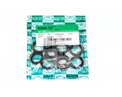 Сальник (манжета армированная) KC 15х21х4 NBR70 (без пружины)