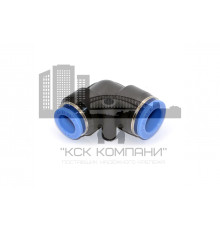 Фитинг пневматический цанговый пластиковый Г-образный PUL 12-10