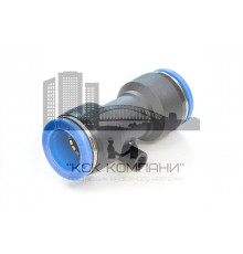 Фитинг пневматический цанговый пластиковый прямой PUC 16