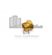 Глушитель выхлопа латунный с наружной резьбой BSLM 03 (R3/8")