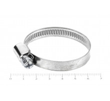 Хомут червячный 32-50/9 нерж. W2 (AISI 430)