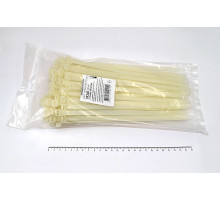 Кабельная стяжка белая 8х240 мм пластиковая (100 шт)